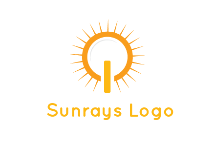 sun and bulb graphic