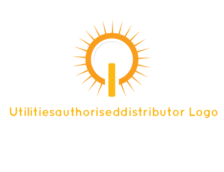 sun and bulb graphic