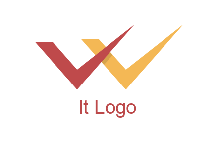 letter w tick logo