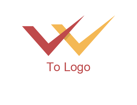 letter w tick logo
