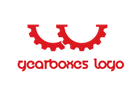 letter w gears logo