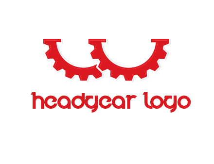 letter w gears logo