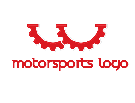 letter w gears logo