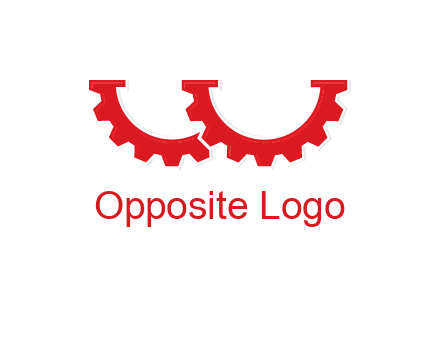 letter w gears logo