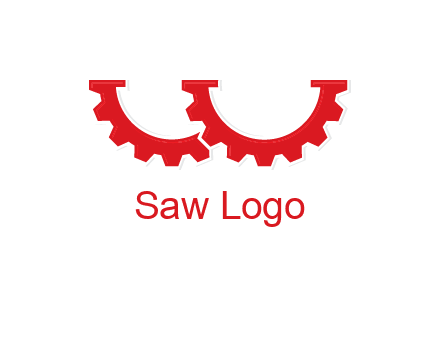 letter w gears logo