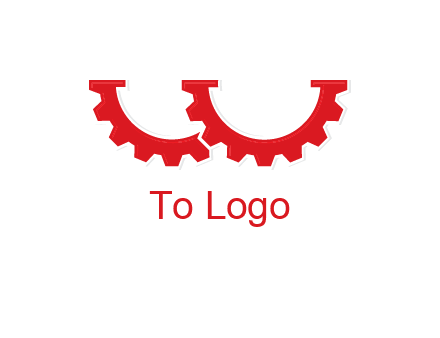 letter w gears logo