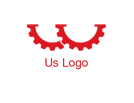 letter w gears logo
