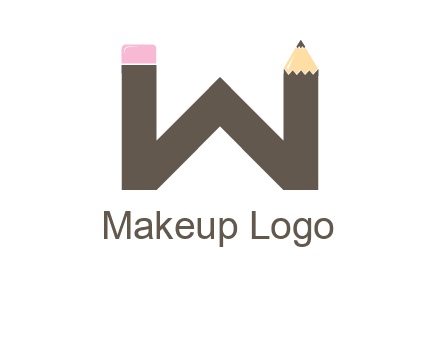 letter W pencil logo