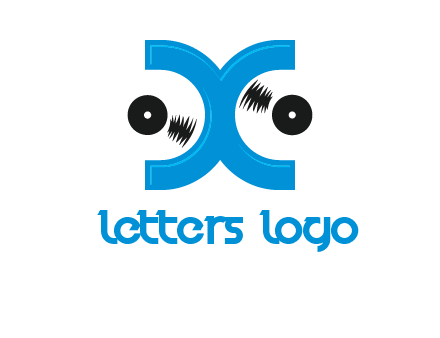 Letter X and music disc logo