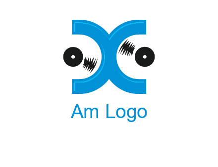 Letter X and music disc logo