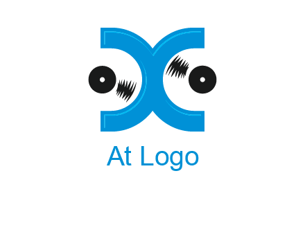 Letter X and music disc logo
