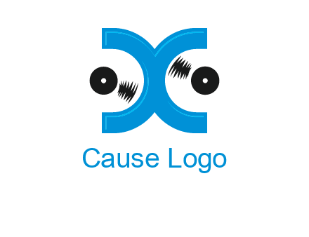 Letter X and music disc logo