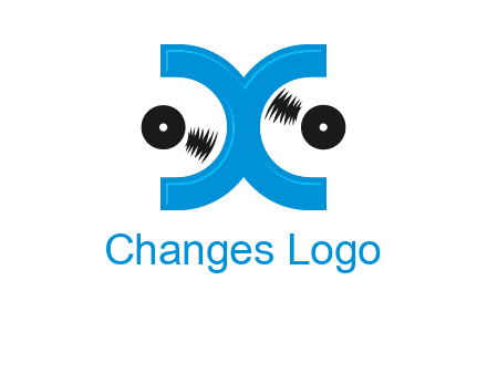 Letter X and music disc logo