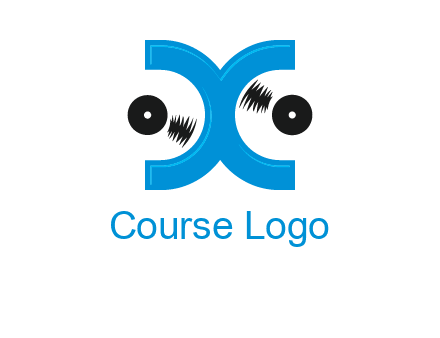 Letter X and music disc logo