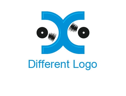 Letter X and music disc logo