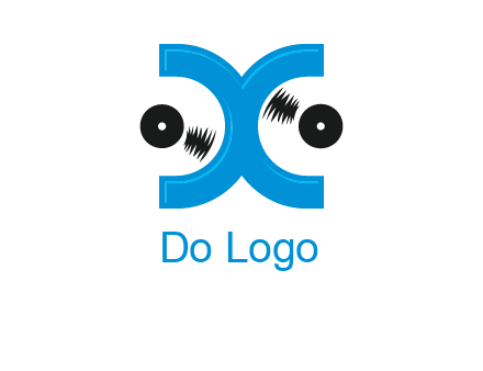 Letter X and music disc logo