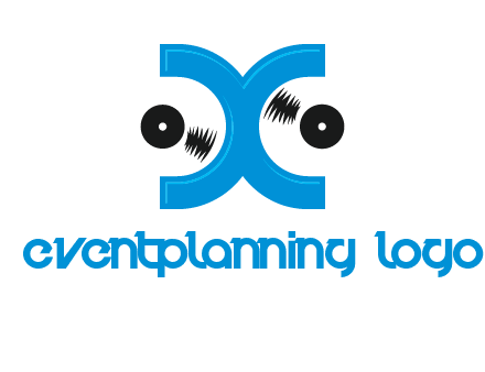 Letter X and music disc logo