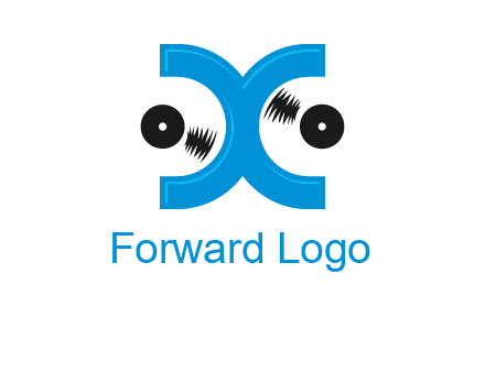Letter X and music disc logo