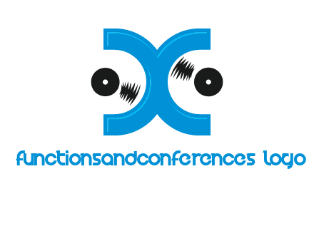 Letter X and music disc logo