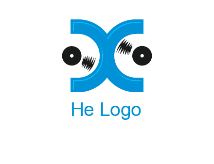 Letter X and music disc logo