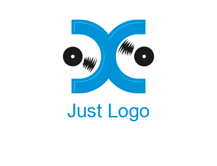 Letter X and music disc logo