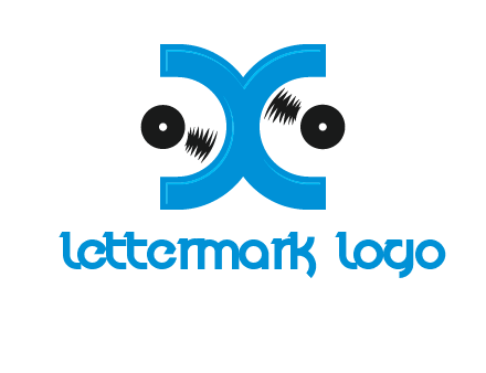 Letter X and music disc logo