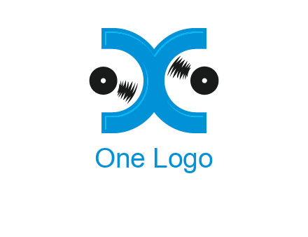 Letter X and music disc logo