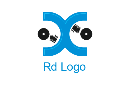 Letter X and music disc logo