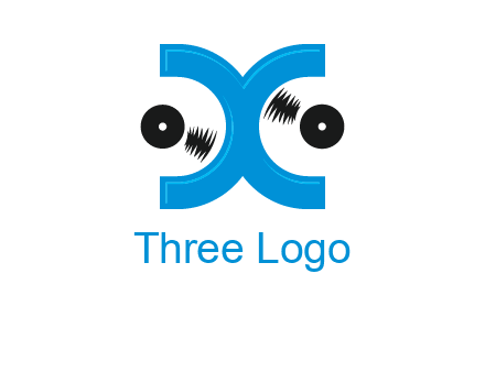Letter X and music disc logo