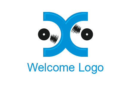 Letter X and music disc logo
