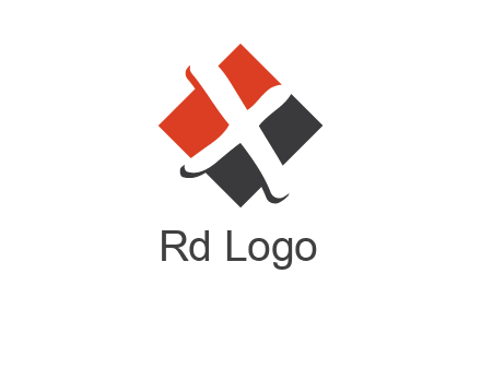 negative spacing letter X in polygon shape
