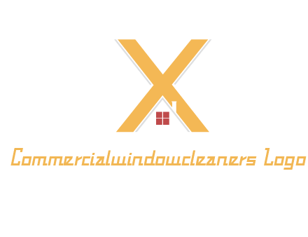 letter x house logo