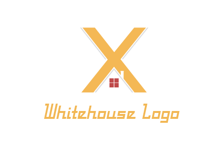 letter x house logo