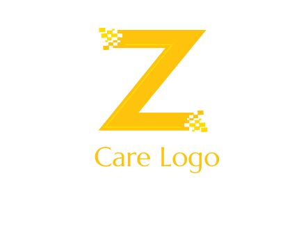 digital letter Z logo