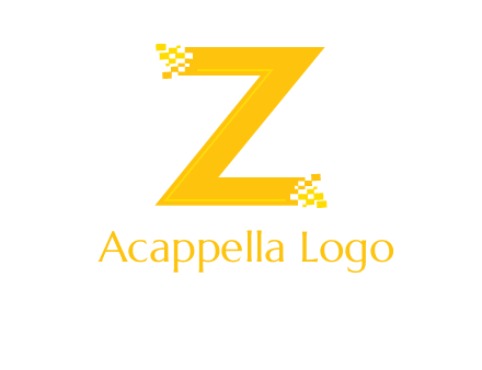 digital letter Z logo