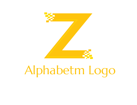 digital letter Z logo