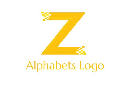 digital letter Z logo