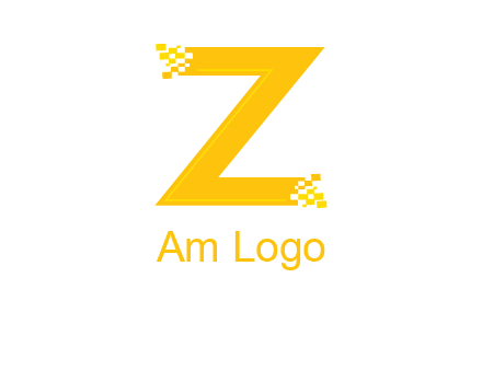 digital letter Z logo