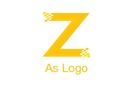 digital letter Z logo