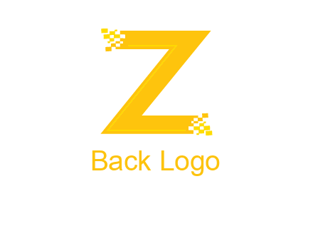 digital letter Z logo