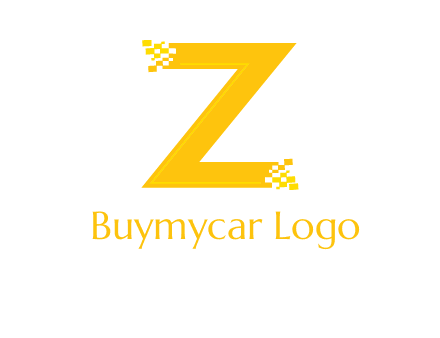 digital letter Z logo
