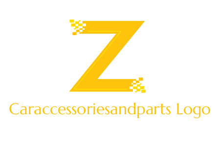 digital letter Z logo