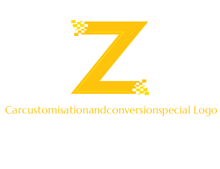 digital letter Z logo