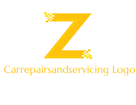 digital letter Z logo