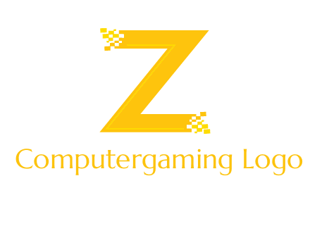 digital letter Z logo