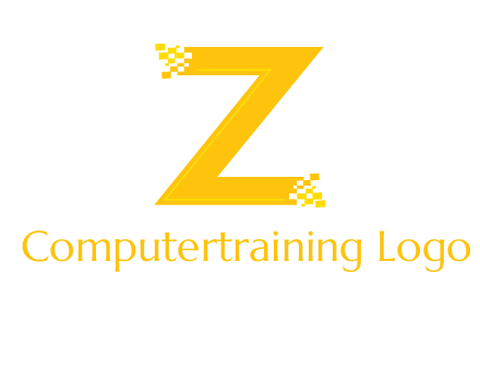 digital letter Z logo