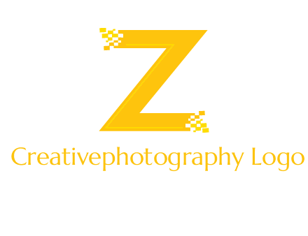 digital letter Z logo