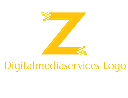 digital letter Z logo