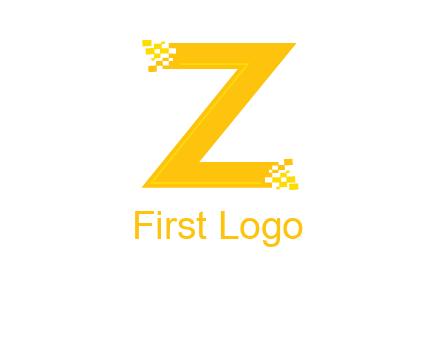 digital letter Z logo
