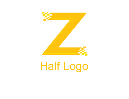 digital letter Z logo